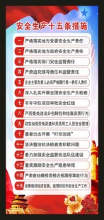 安全生产月展架
