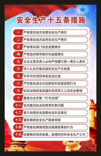 安全生产月海报