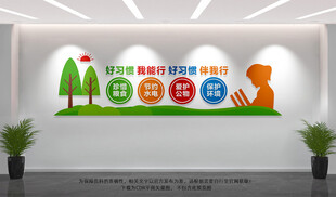 好习惯文化墙