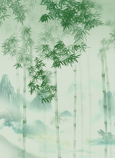水墨竹子 国画竹子图
