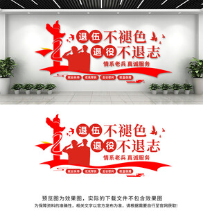 退役军人文化墙