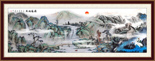水墨国画山水
