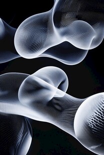 梦幻抽象线条艺术形态