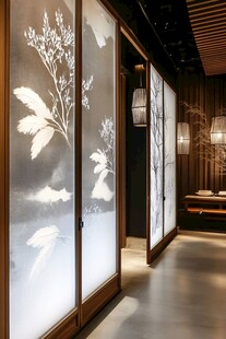 中式屏风打造雅致室内空间