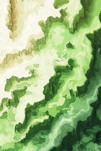 绿色抽象纹理艺术背景图