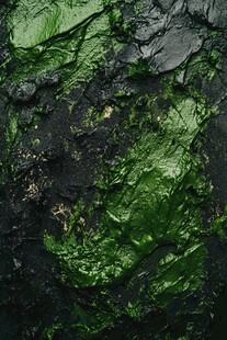 墨绿色泥状纹理背景图