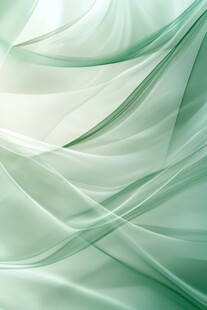 淡绿飘逸丝带纹理背景图