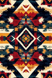 民族风几何图案装饰纹样