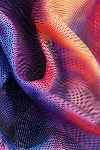 梦幻渐变网纹布料纹理