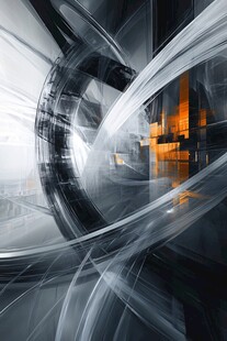 未来感科技空间抽象场景