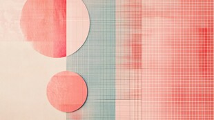 粉色几何图案抽象背景图