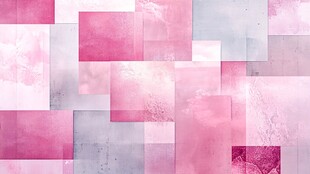 粉色方块拼接抽象背景图