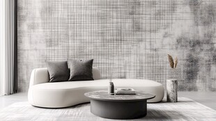 现代简约风客厅沙发一角