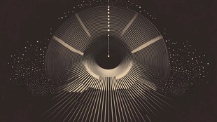 黑金几何线条科技感背景