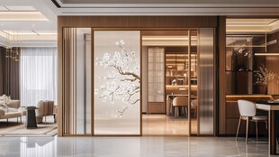 新中式风格雅致隔断空间