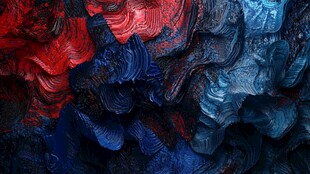 红蓝抽象纹理艺术图案