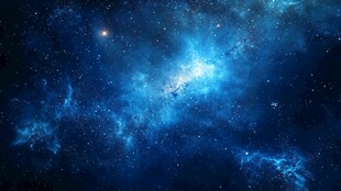 梦幻深邃的宇宙星空景象