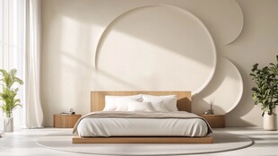 简约现代风卧室温馨场景