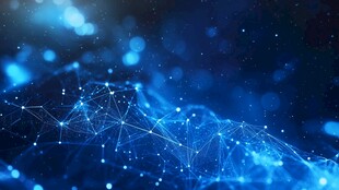 梦幻科技蓝光网络背景图