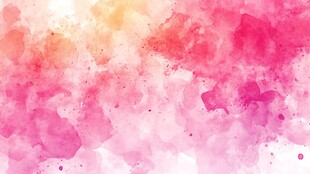 梦幻粉色水彩背景