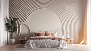 现代简约风卧室温馨空间