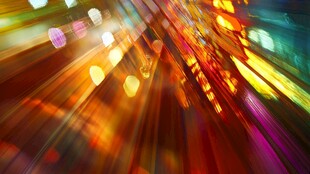 炫彩光线动感抽象背景图