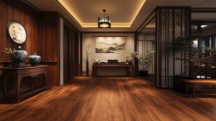 中式典雅客厅室内设计图