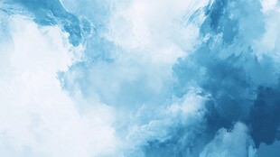 梦幻蓝白云雾背景图