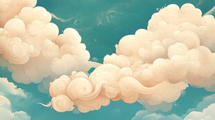 梦幻云朵绘就天空美景