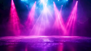 梦幻炫彩舞台灯光效果