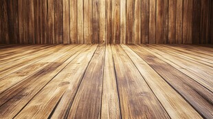 木质地板与木板墙背景