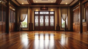 中式典雅厅堂室内空间