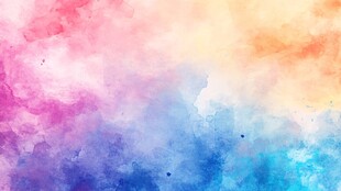 梦幻水彩渐变背景图