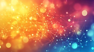 梦幻炫彩科技背景图