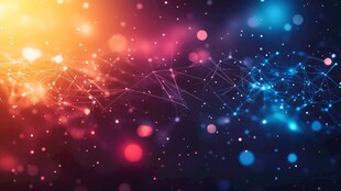 梦幻炫彩科技背景图