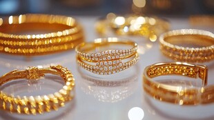 璀璨金手镯 尽显奢华魅力