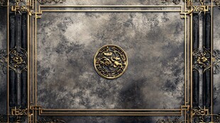 黑金奢华风金属纹理背景