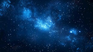 梦幻蓝色星空背景