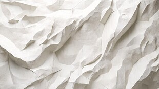 褶皱白纸纹理特写