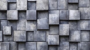 灰色方块拼接墙面纹理