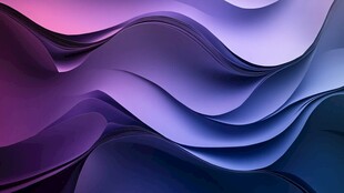 梦幻渐变波浪抽象背景图