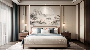 中式雅致卧室 尽显东方韵味