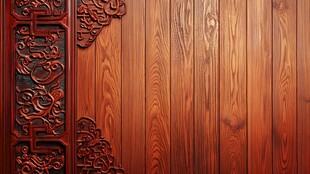 中式木雕实木墙面装饰