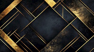 黑金几何线条质感背景图