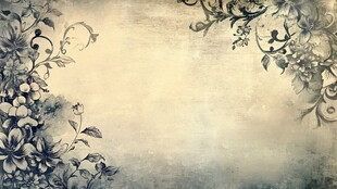 复古花卉背景图