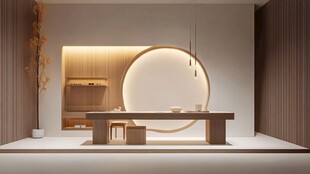 现代中式禅意茶室空间