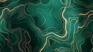 绿金交织抽象纹理背景图