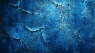 蓝色裂纹纹理背景图
