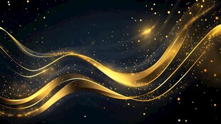 金色流光背景图