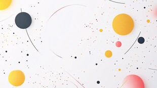 多彩几何元素抽象背景图